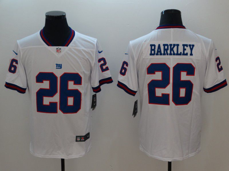 Men New York Giants 26 Barkley White Nike Vapor Untouchable Limited NFL Jerseys